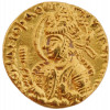 ANCIENT KUSHAN EMPIRE HUVISHKA GOLD COIN DINAR PIC-0