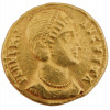 ANCIENT ROMAN GOLD COIN SOLIDUS WITH SAINT HELENA PIC-1