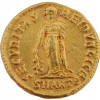 ANCIENT ROMAN GOLD COIN SOLIDUS WITH SAINT HELENA PIC-0