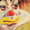 MIDCENT OIL PAINTING PORTRAIT OF CLOWN BY COLLIN PIC-2