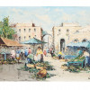 IMPRESSIONIST ITALIAN CITYSCAPE OIL PAINTING SIGNED PIC-0