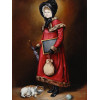 OIL PAINTING BY GRE GERARDI AFTER KATE GREENAWAY PIC-1