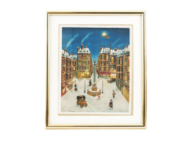 LTD FRENCH PARIS LITHOGRAPH BY EUGENE VALENTIN
