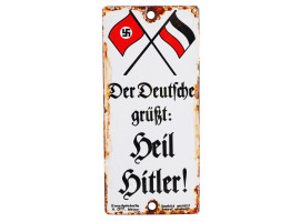 WWII NAZI GERMAN NSDAP PROPAGANDA STREET SIGN