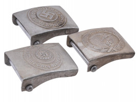 WWII NAZI GERMAN THIRD REICH MILITARY BELT BUCKLES