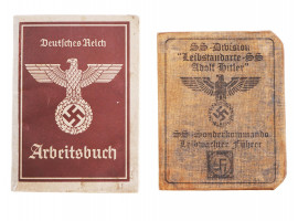 WWII NAZI GERMAN OFFICIAL PERSONAL DOCUMENTS