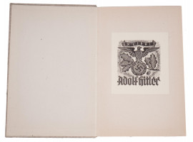 WWII NAZI GERMAN BOOK FROM ADOLF HITLERS LIBRARY