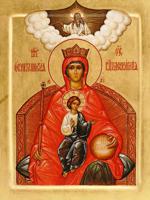 RUSSIAN ORTHODOX SOVEREIGN ICON OF MOTHER OF GOD