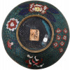 ANTIQUE MEIJI ERA JAPANESE CLOISONNE ENAMEL PLATE PIC-2