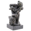 FRENCH CAST BRONZE SCULPTURE AFTER AUGUSTE RODIN PIC-0