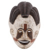 ANTIQUE AFRICAN GABON CARVED WOOD VUVI TRIBE MASK PIC-0