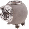 RUSSIAN 84 SILVER AND SANDSTONE PIG MATCH HOLDER PIC-0