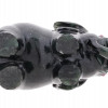 RUSSIAN CARVED NEPHRITE JADE RUBY ELEPHANT FIGURE PIC-6