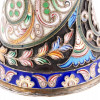 RUSSIAN 88 SILVER CLOISONNE ENAMEL PERFUME BOTTLE PIC-8