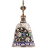 RUSSIAN 88 SILVER CLOISONNE ENAMEL PERFUME BOTTLE PIC-2