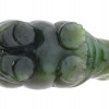 RUSSIAN CARVED NEPHRITE JADE RUBY HIPPO FIGURINE PIC-6