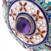 RUSSIAN GILT SILVER ENAMEL EASTER EGG PIC-9