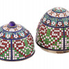 RUSSIAN GILT SILVER ENAMEL EASTER EGG PIC-2