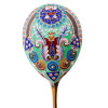 RUSSIAN GILT SILVER ENAMEL SPOONS PIC-1