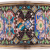 RUSSIAN GILT SILVER ENAMEL NAPKIN RING PIC-2