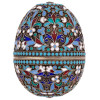 RUSSIAN GILT SILVER ENAMEL EGG CUPS PIC-0