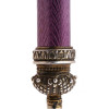 RUSSIAN SILVER GUILLOCHE AMETHYST LETTER OPENER PIC-3