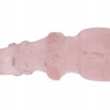 RUSSIAN CARVED ROSE QUARTZ FIGURE OF A POLAR BEAR PIC-3