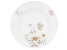 ANTIQUE RUSSIAN KORNILOV PORCELAIN FLOWER PLATE