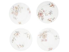 ANTIQUE RUSSIAN PORCELAIN FLOWER DECOR PLATES