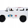 MID CENTURY JAPANESE SAN TIN AMBULANCE TOY CAR PIC-3