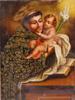 SPANISH COLONIAL PAINTING OF ST. ANTHONY OF PADUA PIC-1