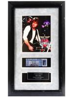 BON JOVI BAND TICKET PHOTO MEMORABILIA SHADOW BOX