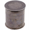 ANTIQUE MIDDLE EASTERN ENGRAVED SILVER CANISTER PIC-0