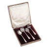 ANTIQUE FRENCH SILVER PLIQUE A JOUR SERVING SET PIC-0