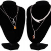 VINTAGE STERLING SILVER NECKLACES AND EARRINGS PIC-2