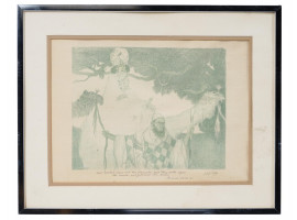 JUDAICA REBECCA ON CAMEL PRINT BY ABEL PANN