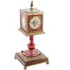 ANTIQUE FRENCH SEVRES PORCELAIN AND BRONZE CLOCK PIC-0