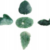 GROUP OF ASIAN HAND CARVED JADE AMULETS PENDANTS PIC-0