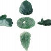 GROUP OF ASIAN HAND CARVED JADE AMULETS PENDANTS PIC-1