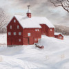 WINTER LANDSCAPE OIL PAINTING BY JEANIE POPE PIC-1