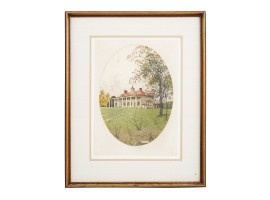 MOUNT VERNON COLOR ETCHING BY JOSEF EIDENBERGER