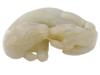 CHINESE HAND CARVED JADE FIGURINE AMULET OF DOGS PIC-1