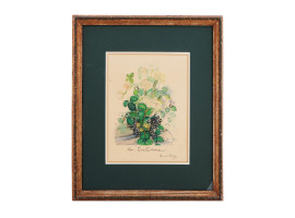 MID 20TH C. FRENCH FLORAL STILL LIFE LITHOGRAPH BY RAOUL DUFY