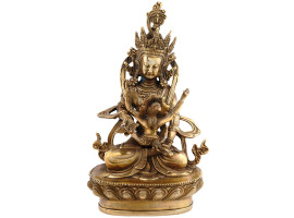 BRONZE YAB YUM VAJRABHAIRAVA TANTRIC BUDDHISM