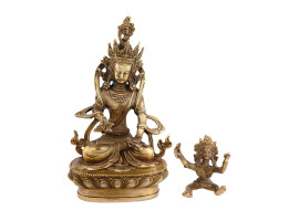 BRONZE YAB YUM VAJRABHAIRAVA TANTRIC BUDDHISM