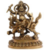 BRONZE BODHISATTVA JAMBHALA WITH DRAGON FIGURE PIC-0