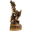 BRONZE BODHISATTVA JAMBHALA WITH DRAGON FIGURE PIC-4