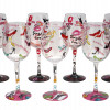 LOLITA HAND PAINTED WINE GLASS COLLECTION PIC-0