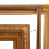 ANTIQUE ORNATE GILT WOODEN PICTURE FRAMES PIC-5