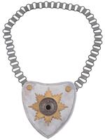 GERMAN SA FLAG BEARER GORGET WITH CHAIN